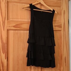 White House Black Market ruffle top